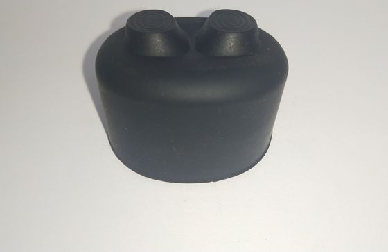 Siyah Silikon Kauçuk Parçalar Silindirik Kauçuk Kol Kolu 1*25mm