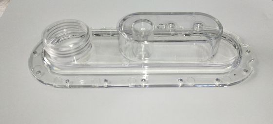 Özel Enjeksiyon Kalıplama PE / PP Şeffaf Plastik Tabanlı Plastik Parçalar