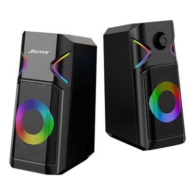 RGB Oyun Bilgisayar Hoparlörü USB dizüstü bilgisayar Küçük Ses Süper Hacim Masaüstü Subwoofers
