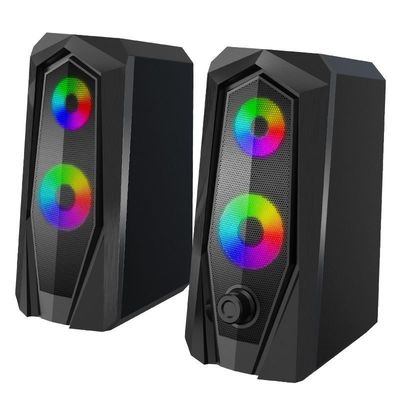 RGB Oyun Bilgisayar Hoparlörü USB dizüstü bilgisayar Küçük Ses Süper Hacim Masaüstü Subwoofers