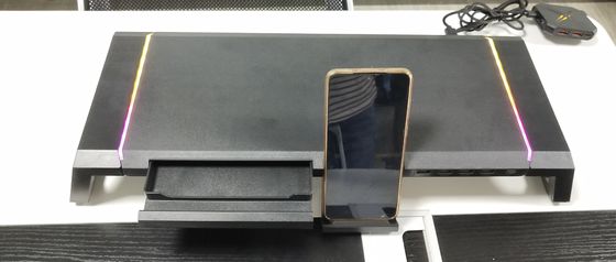 SECC Metal Monitör Standı, USB3.0 Hub'lı / Kablosuz Şarjlı